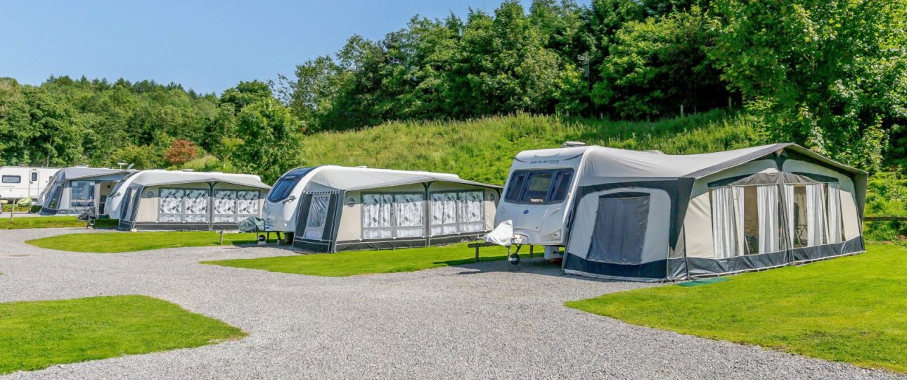 Touring pitches at Cote Ghyll Caravan and Camping Park