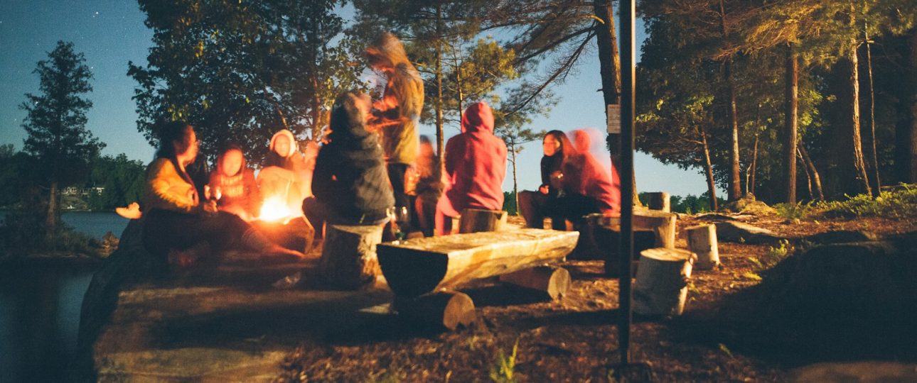 Regional scenery: illustrative, not an actual photograph of the campsite