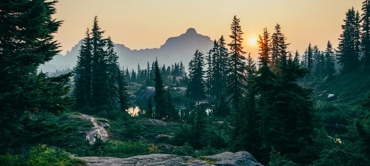 Illustrative landscape photography — not an image of the actual campsite